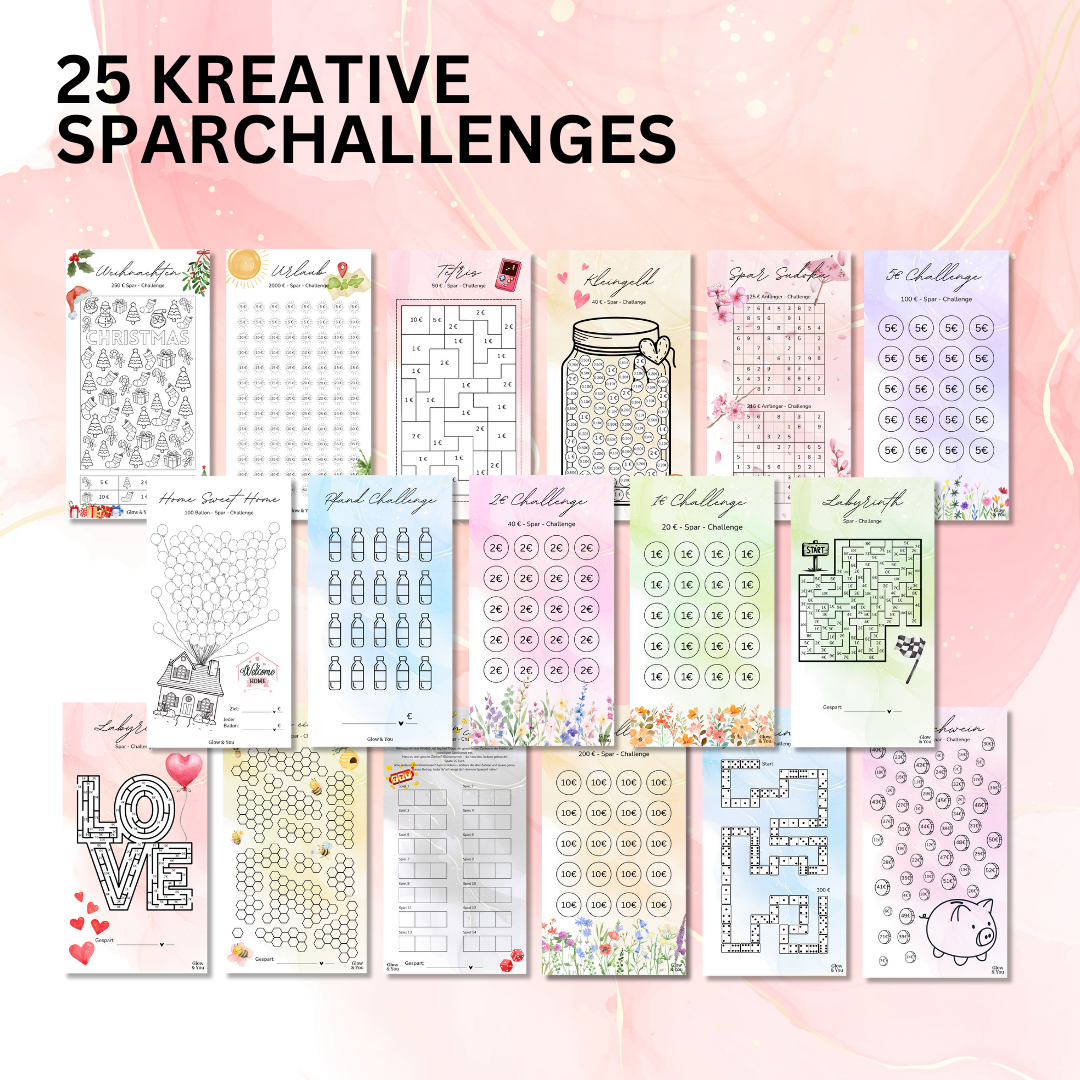Spar Challenges Set - 77 Vorlagen