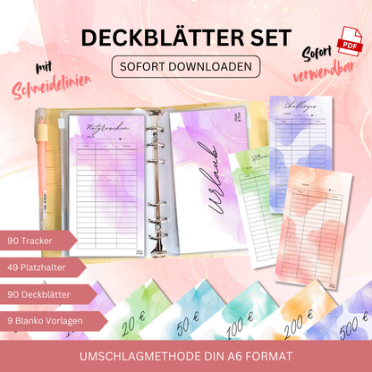 Deckblätter Set - 229 Vorlagen